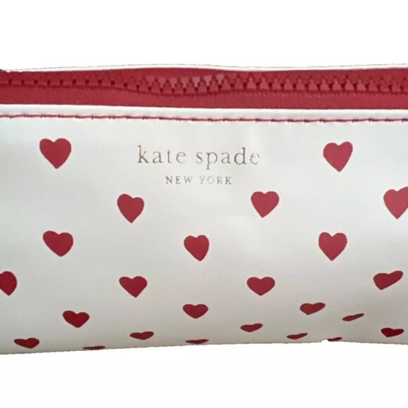 NEW Kate Spade Mini Hearts Pencil Case - Picture 2 of 5